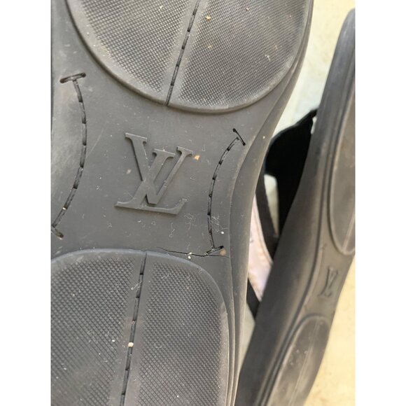 Louis Vuitton Black & White Thong Sandals Size 13 - Picture 10 of 13